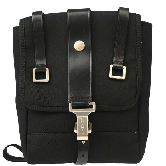Chanel Black Canvas Sport Line Shoulder Bag 165967 - Picture 1 of 11